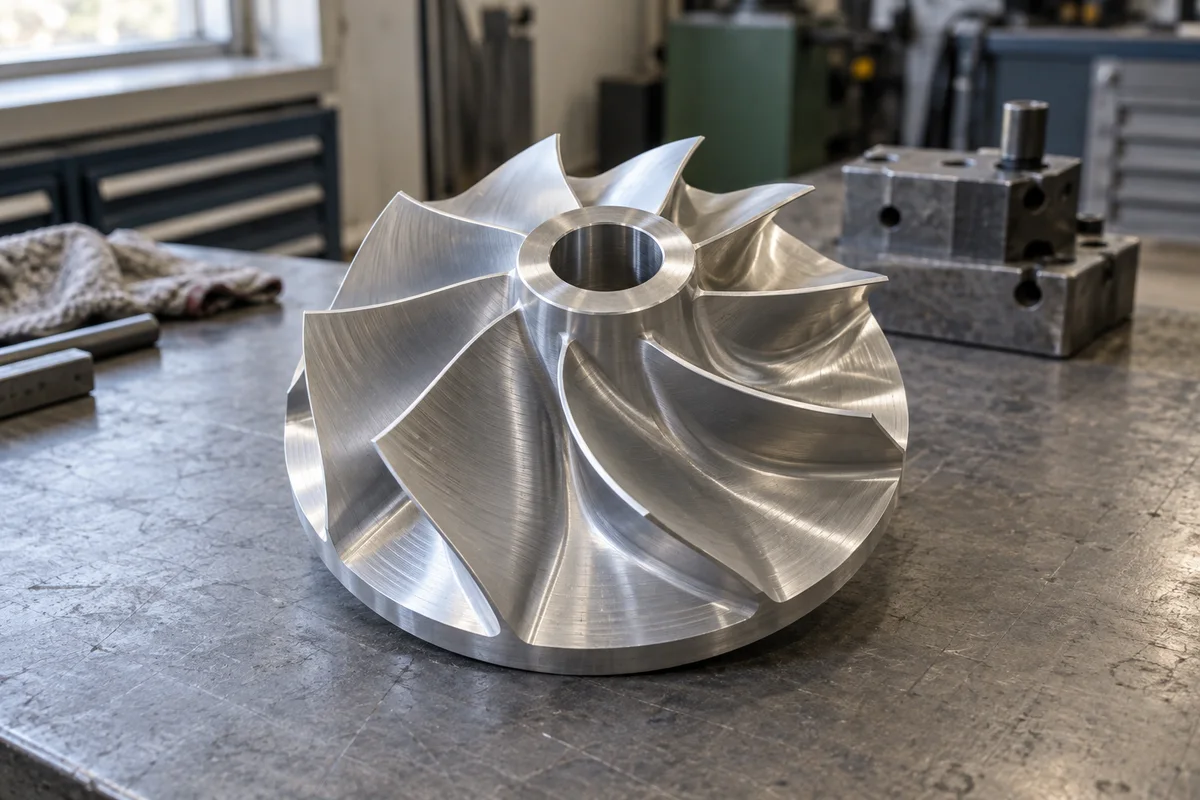 Complex 5-axis components — illustrative concept